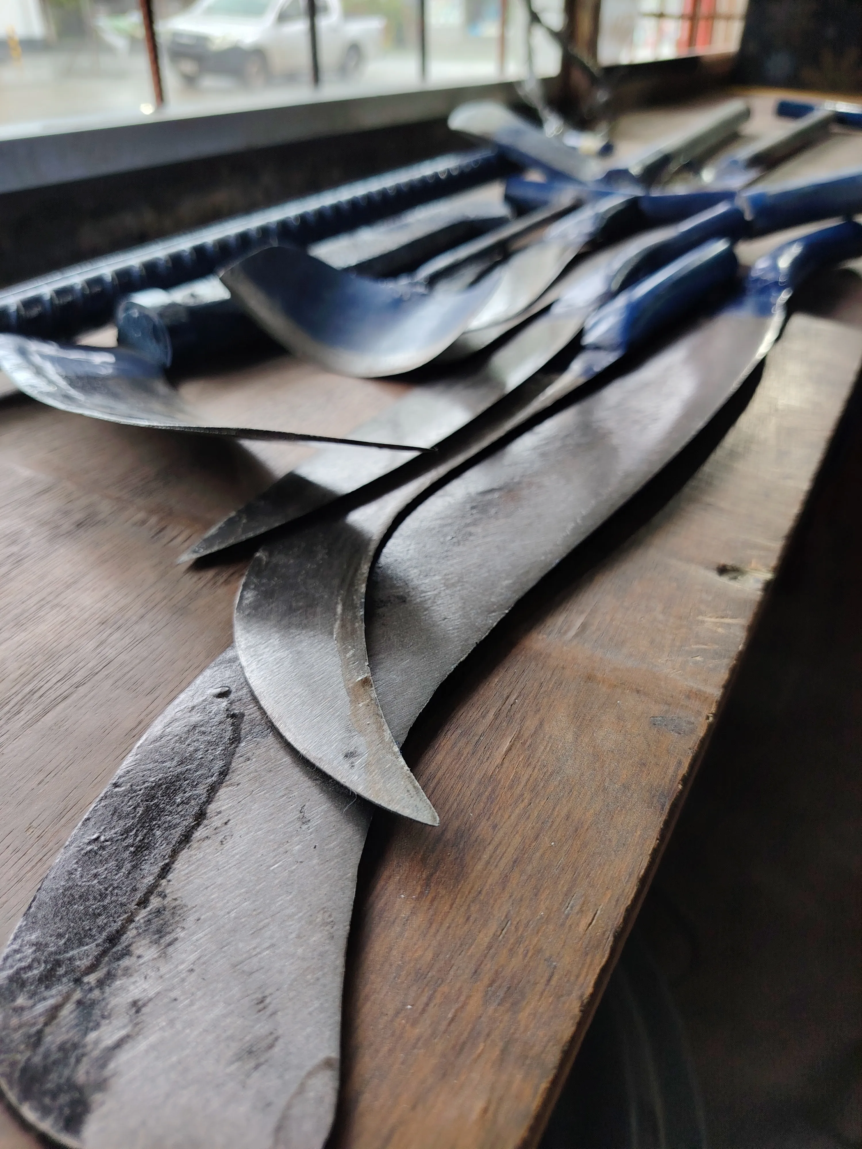 An image of tools manufactured by Dulaugon Blacksmith.